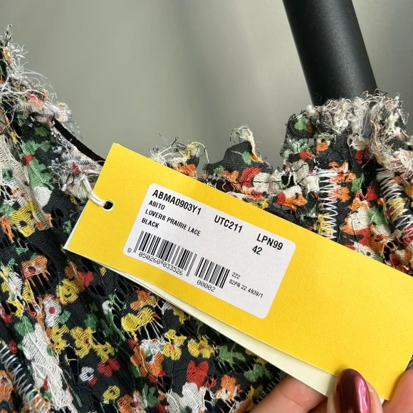 Marni floral cross stitch Maxi Gown Dress - Picture 11 of 11